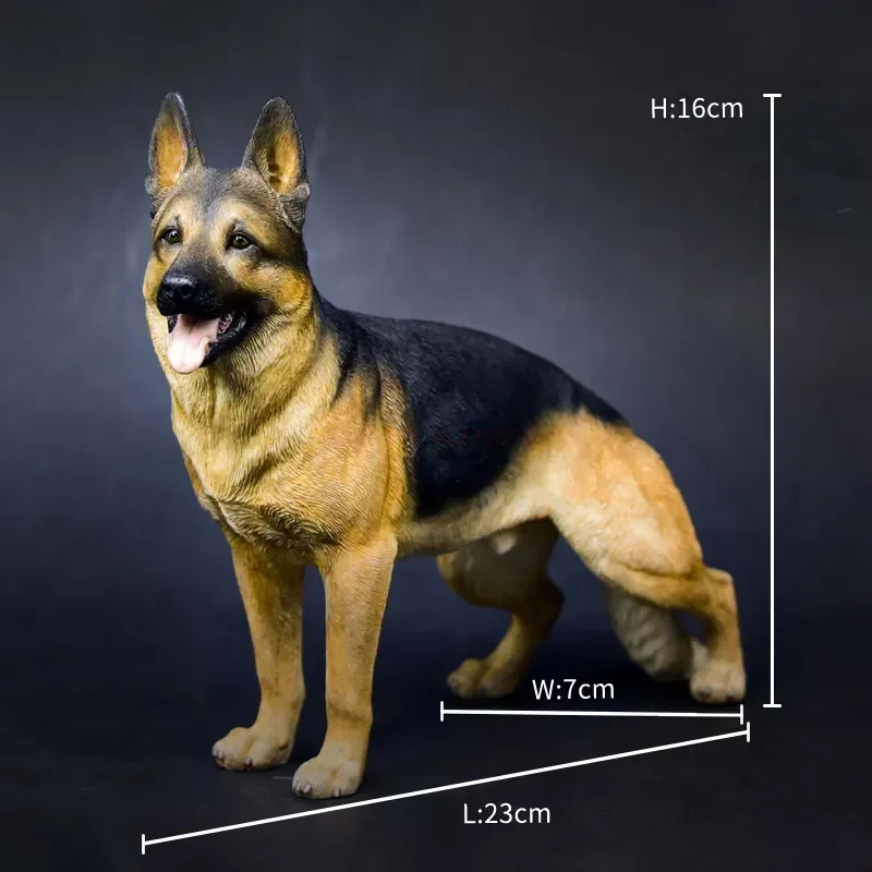 3 Colors 1/6 Scale Simulation German Shepherd Dog Police Dog Resin Model for 12 inch Action Figure Scene Accessories Decorantion 3 Colors 1/6 Scale Simulation German Shepherd Dog Police Dog Resin Model for 12 inch Action Figure Scene Accessories Decorantion