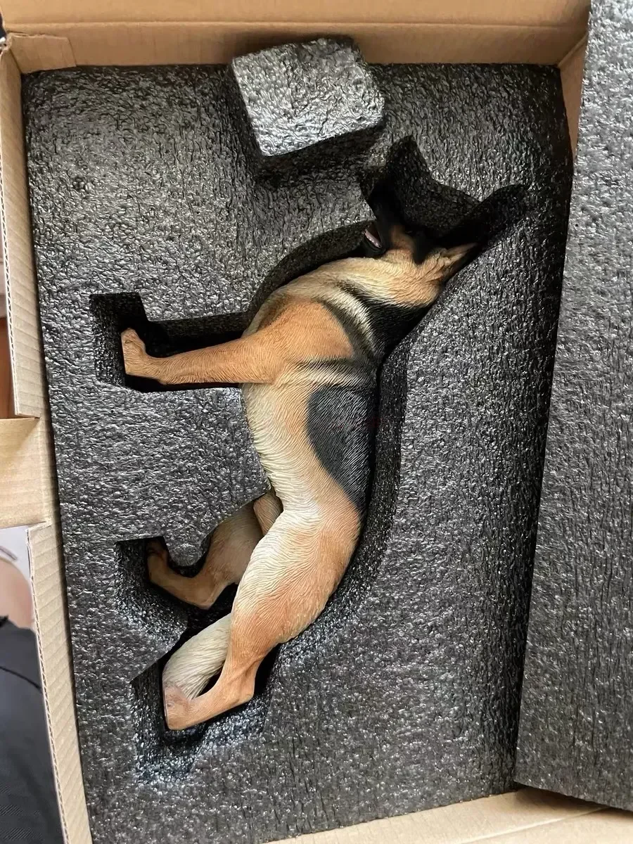 3 Colors 1/6 Scale Simulation German Shepherd Dog Police Dog Resin Model for 12 inch Action Figure Scene Accessories Decorantion 3 Colors 1/6 Scale Simulation German Shepherd Dog Police Dog Resin Model for 12 inch Action Figure Scene Accessories Decorantion