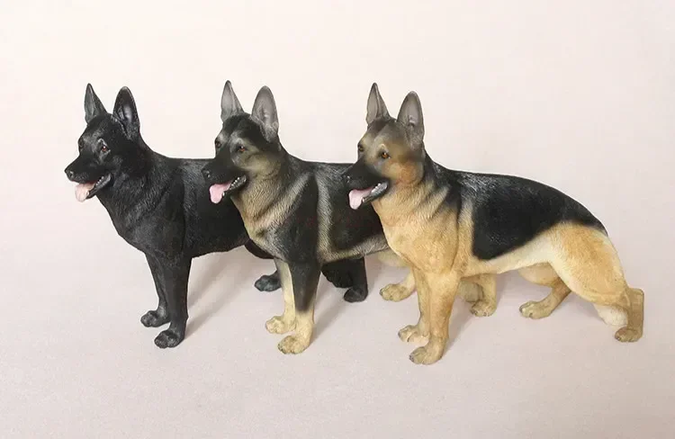 3 Colors 1/6 Scale Simulation German Shepherd Dog Police Dog Resin Model for 12 inch Action Figure Scene Accessories Decorantion 3 Colors 1/6 Scale Simulation German Shepherd Dog Police Dog Resin Model for 12 inch Action Figure Scene Accessories Decorantion