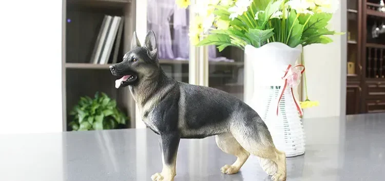 3 Colors 1/6 Scale Simulation German Shepherd Dog Police Dog Resin Model for 12 inch Action Figure Scene Accessories Decorantion 3 Colors 1/6 Scale Simulation German Shepherd Dog Police Dog Resin Model for 12 inch Action Figure Scene Accessories Decorantion