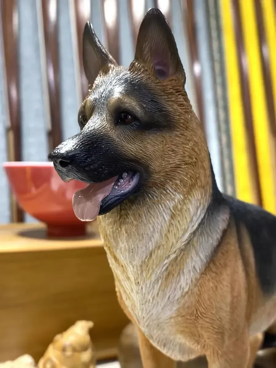 3 Colors 1/6 Scale Simulation German Shepherd Dog Police Dog Resin Model for 12 inch Action Figure Scene Accessories Decorantion 3 Colors 1/6 Scale Simulation German Shepherd Dog Police Dog Resin Model for 12 inch Action Figure Scene Accessories Decorantion