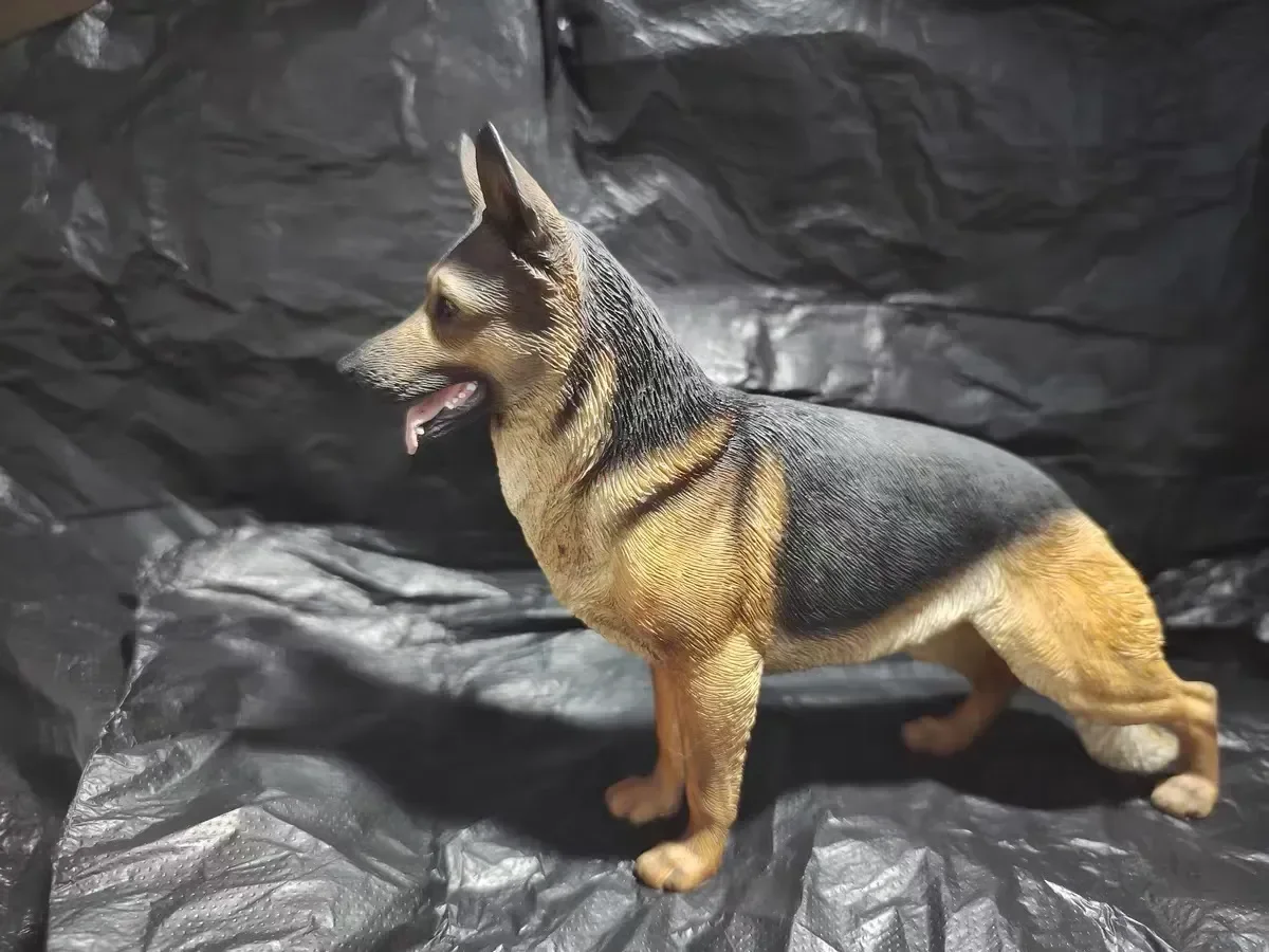 3 Colors 1/6 Scale Simulation German Shepherd Dog Police Dog Resin Model for 12 inch Action Figure Scene Accessories Decorantion 3 Colors 1/6 Scale Simulation German Shepherd Dog Police Dog Resin Model for 12 inch Action Figure Scene Accessories Decorantion