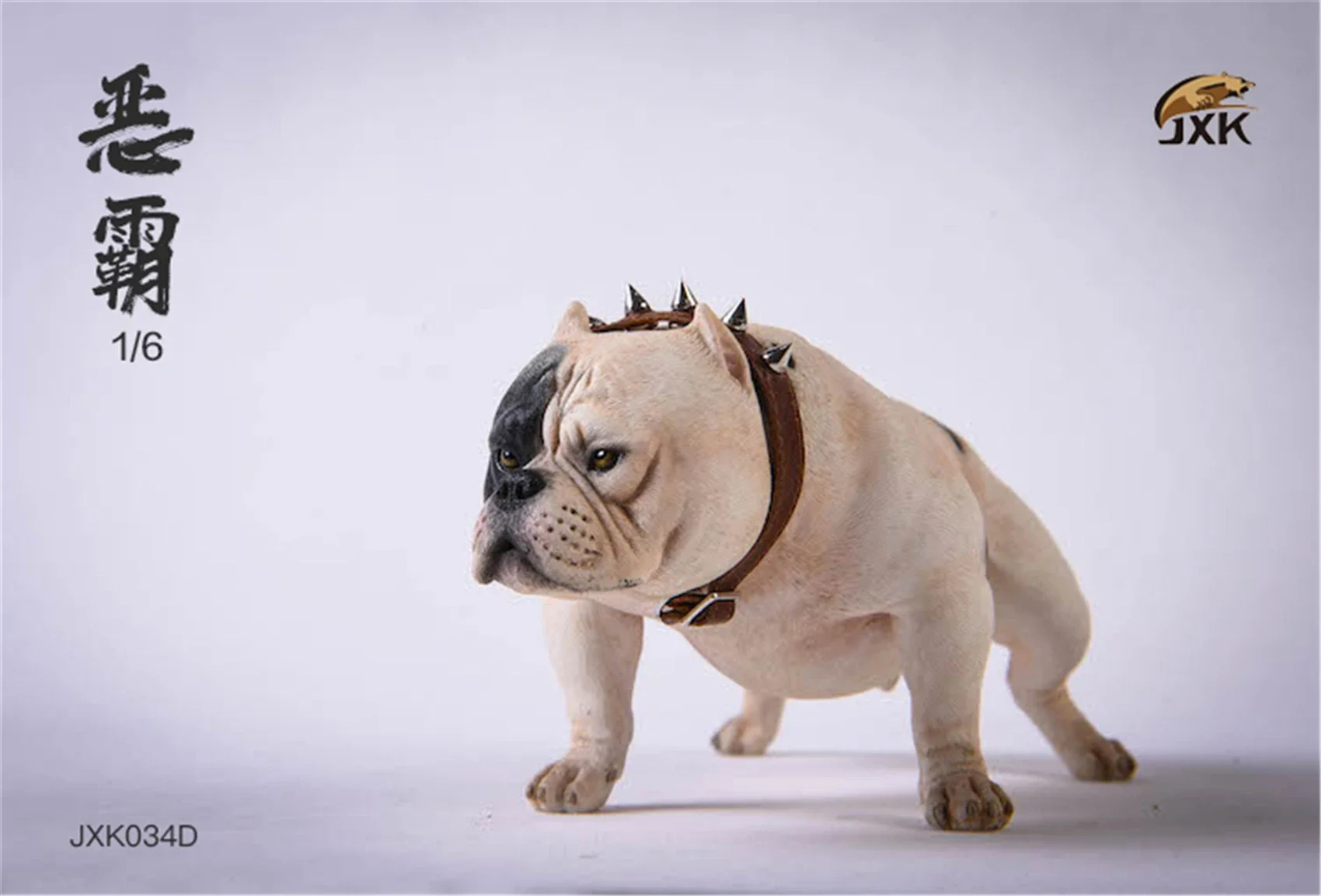 1:6 Scale American Bully pitbull Dog Pet Healing Figure Canidae Animal Collector Toy Resin Desktop Decoration Gift 1:6 Scale American Bully pitbull Dog Pet Healing Figure Canidae Animal Collector Toy Resin Desktop Decoration Gift