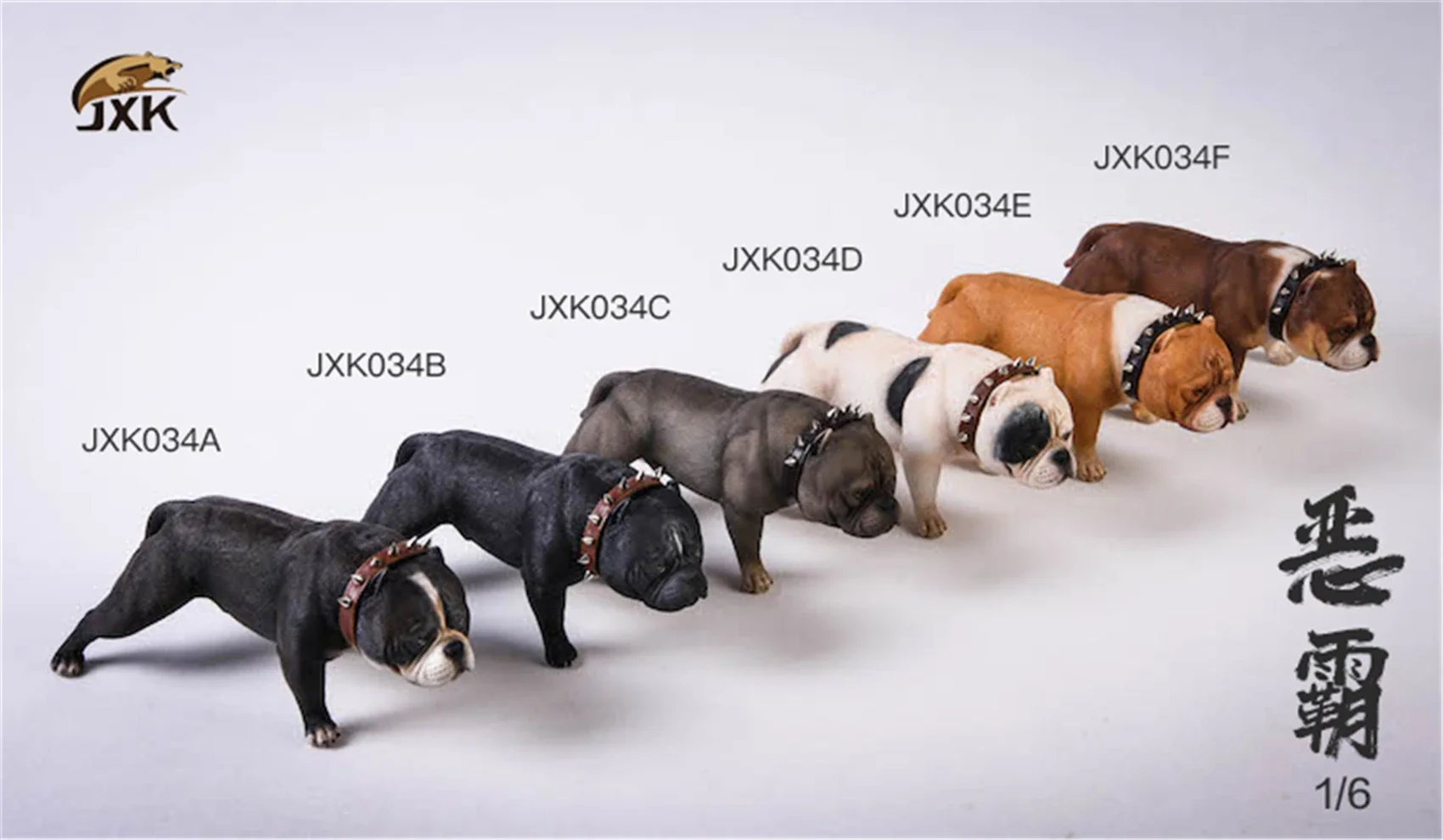 1:6 Scale American Bully pitbull Dog Pet Healing Figure Canidae Animal Collector Toy Resin Desktop Decoration Gift 1:6 Scale American Bully pitbull Dog Pet Healing Figure Canidae Animal Collector Toy Resin Desktop Decoration Gift
