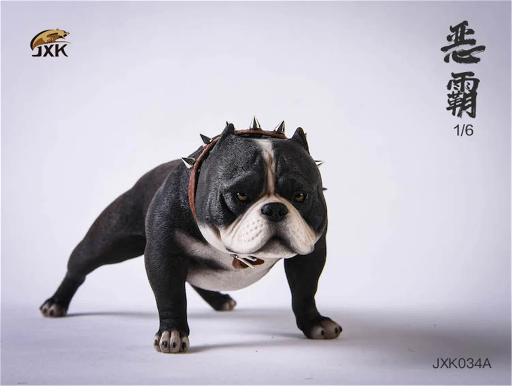 1:6 Scale American Bully pitbull Dog Pet Healing Figure Canidae Animal Collector Toy Resin Desktop Decoration Gift 1:6 Scale American Bully pitbull Dog Pet Healing Figure Canidae Animal Collector Toy Resin Desktop Decoration Gift