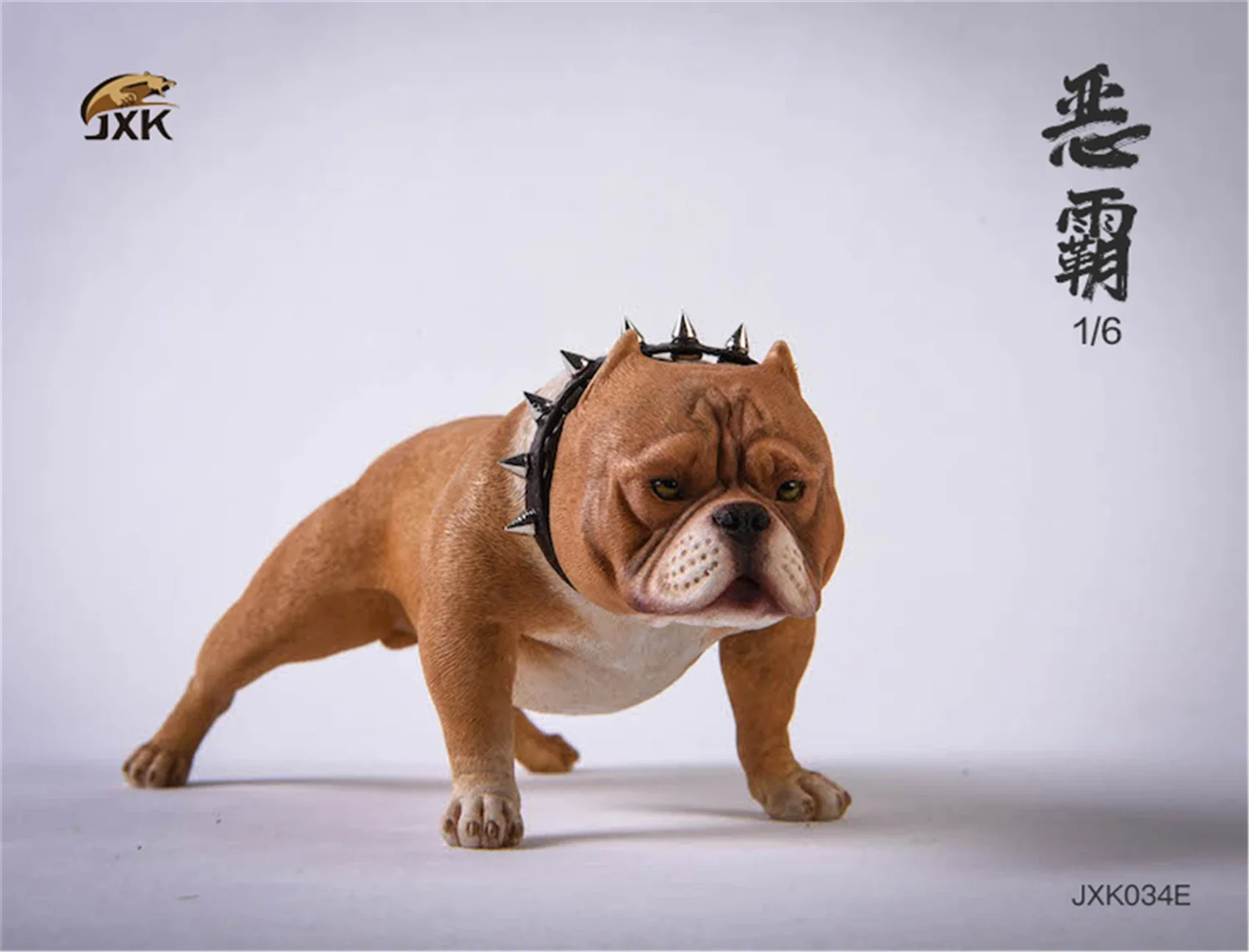 1:6 Scale American Bully pitbull Dog Pet Healing Figure Canidae Animal Collector Toy Resin Desktop Decoration Gift 1:6 Scale American Bully pitbull Dog Pet Healing Figure Canidae Animal Collector Toy Resin Desktop Decoration Gift