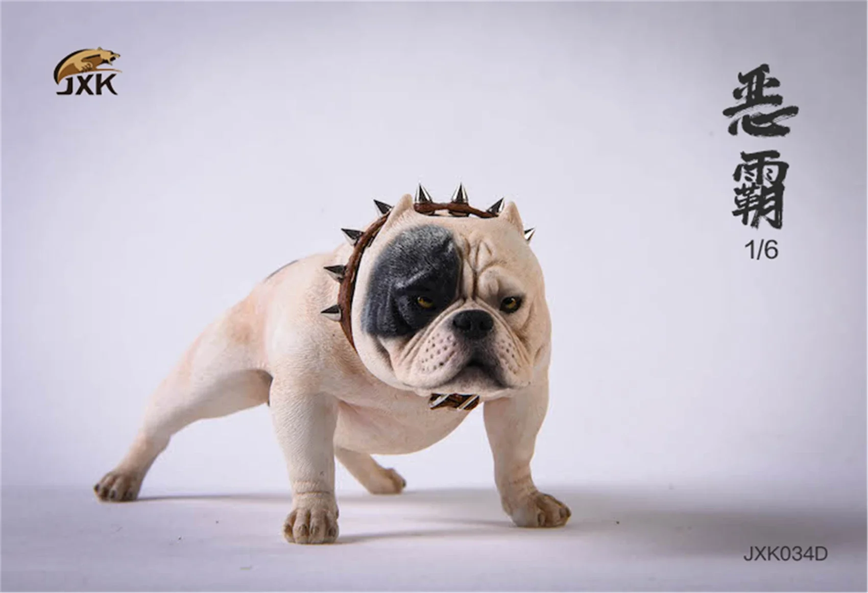 1:6 Scale American Bully pitbull Dog Pet Healing Figure Canidae Animal Collector Toy Resin Desktop Decoration Gift 1:6 Scale American Bully pitbull Dog Pet Healing Figure Canidae Animal Collector Toy Resin Desktop Decoration Gift