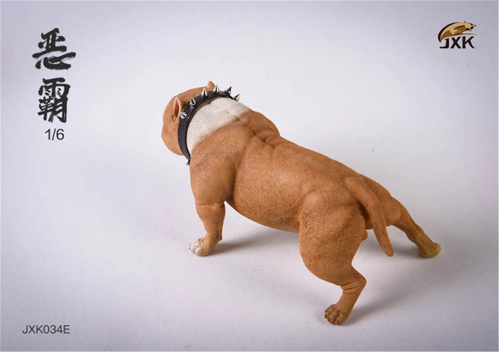 1:6 Scale American Bully pitbull Dog Pet Healing Figure Canidae Animal Collector Toy Resin Desktop Decoration Gift 1:6 Scale American Bully pitbull Dog Pet Healing Figure Canidae Animal Collector Toy Resin Desktop Decoration Gift