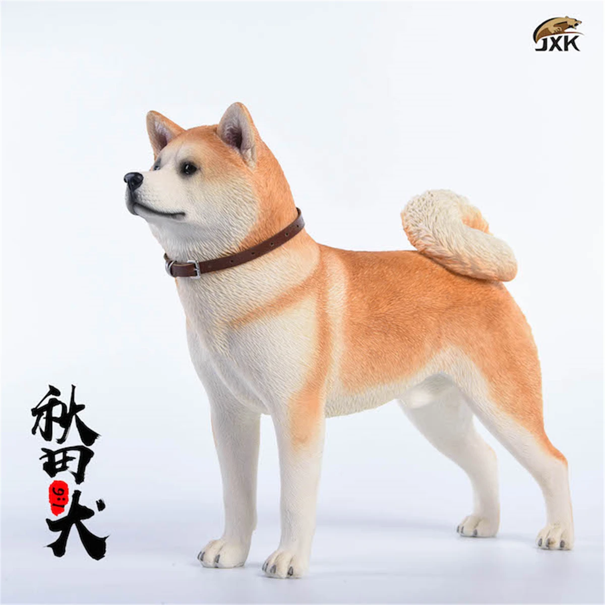 JxK 1:6 Scale Japanese Akita Dog Pet Figure Healing Canidae Animal Collector Toy Resin Desktop Decoration Gift JxK 1:6 Scale Japanese Akita Dog Pet Figure Healing Canidae Animal Collector Toy Resin Desktop Decoration Gift