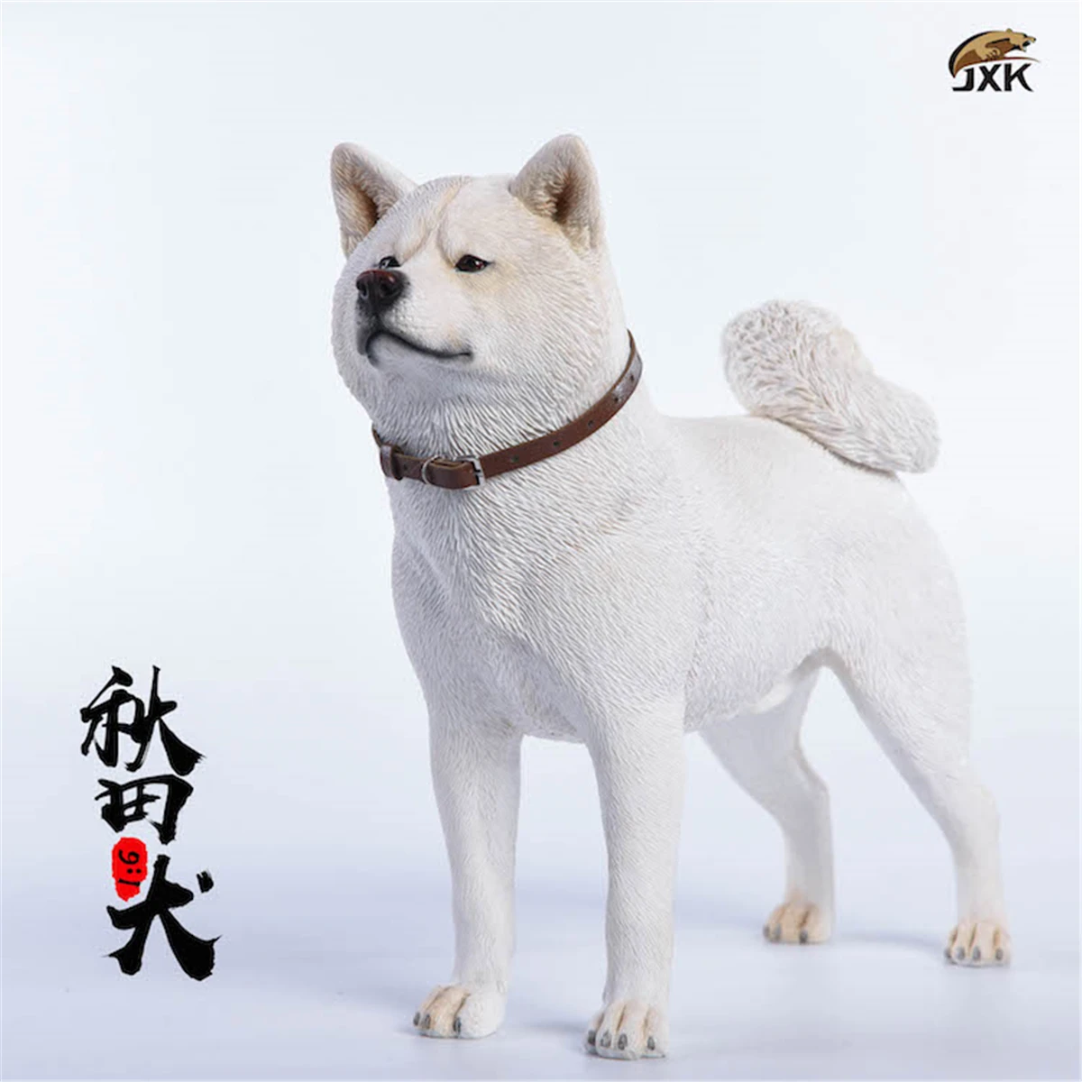 JxK 1:6 Scale Japanese Akita Dog Pet Figure Healing Canidae Animal Collector Toy Resin Desktop Decoration Gift JxK 1:6 Scale Japanese Akita Dog Pet Figure Healing Canidae Animal Collector Toy Resin Desktop Decoration Gift