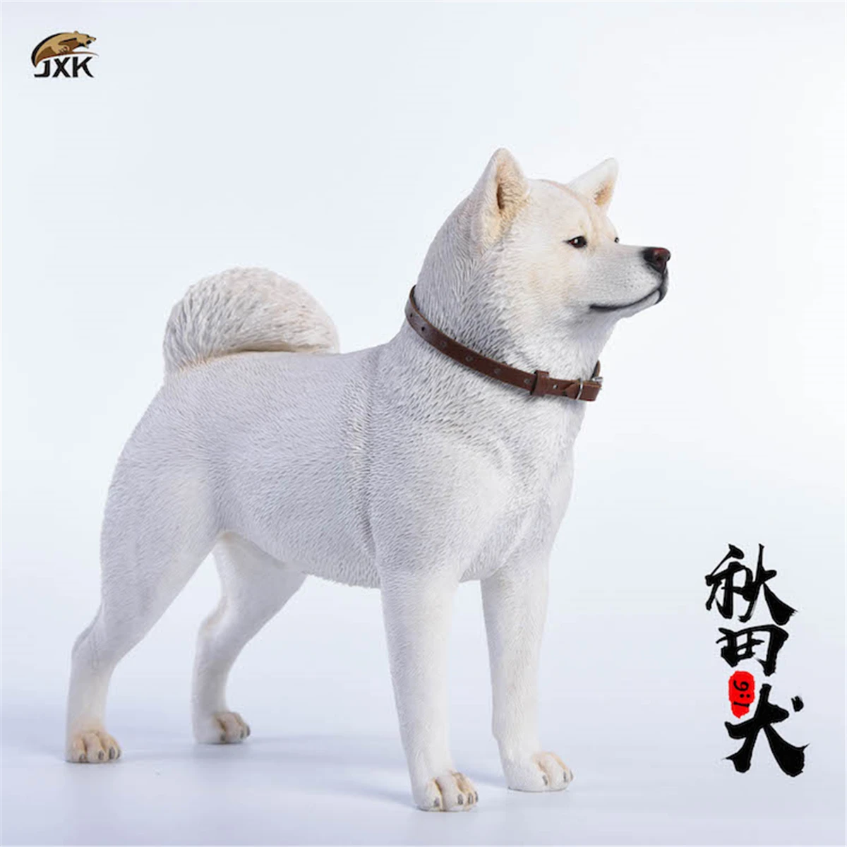 JxK 1:6 Scale Japanese Akita Dog Pet Figure Healing Canidae Animal Collector Toy Resin Desktop Decoration Gift JxK 1:6 Scale Japanese Akita Dog Pet Figure Healing Canidae Animal Collector Toy Resin Desktop Decoration Gift