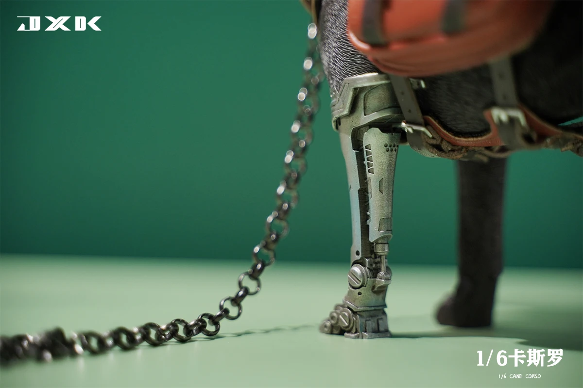 1/6 Scale Mini Dog Cute Cane Corso Animal Statue with Mechanical Leg Bag for 12inch Action Figure Model Toys Collection Gifts