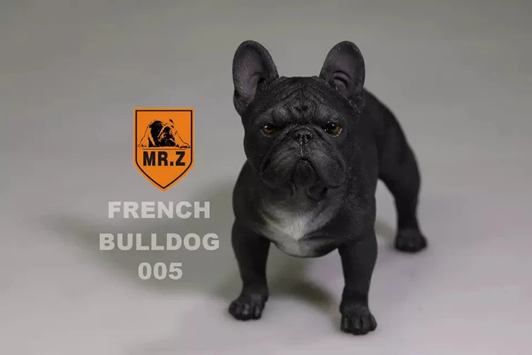 Mr.Z 1/6 Scale Lifelike Standing French Bulldog Resin Animal Dog Pet Carve Model For 12 Inches Action Figures Accessories Toys Mr.Z 1/6 Scale Lifelike Standing French Bulldog Resin Animal Dog Pet Carve Model For 12 Inches Action Figures Accessories Toys
