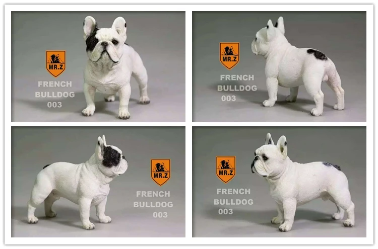 Mr.Z 1/6 Scale Lifelike Standing French Bulldog Resin Animal Dog Pet Carve Model For 12 Inches Action Figures Accessories Toys Mr.Z 1/6 Scale Lifelike Standing French Bulldog Resin Animal Dog Pet Carve Model For 12 Inches Action Figures Accessories Toys