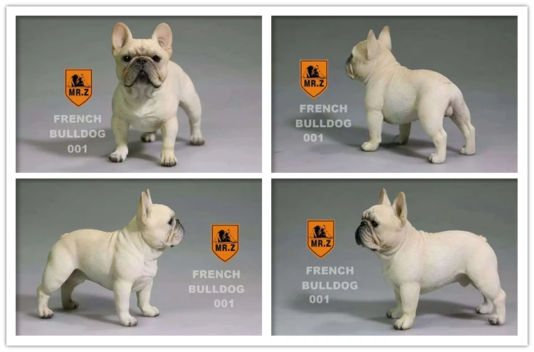 Mr.Z 1/6 Scale Lifelike Standing French Bulldog Resin Animal Dog Pet Carve Model For 12 Inches Action Figures Accessories Toys Mr.Z 1/6 Scale Lifelike Standing French Bulldog Resin Animal Dog Pet Carve Model For 12 Inches Action Figures Accessories Toys