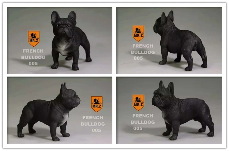 Mr.Z 1/6 Scale Lifelike Standing French Bulldog Resin Animal Dog Pet Carve Model For 12 Inches Action Figures Accessories Toys Mr.Z 1/6 Scale Lifelike Standing French Bulldog Resin Animal Dog Pet Carve Model For 12 Inches Action Figures Accessories Toys