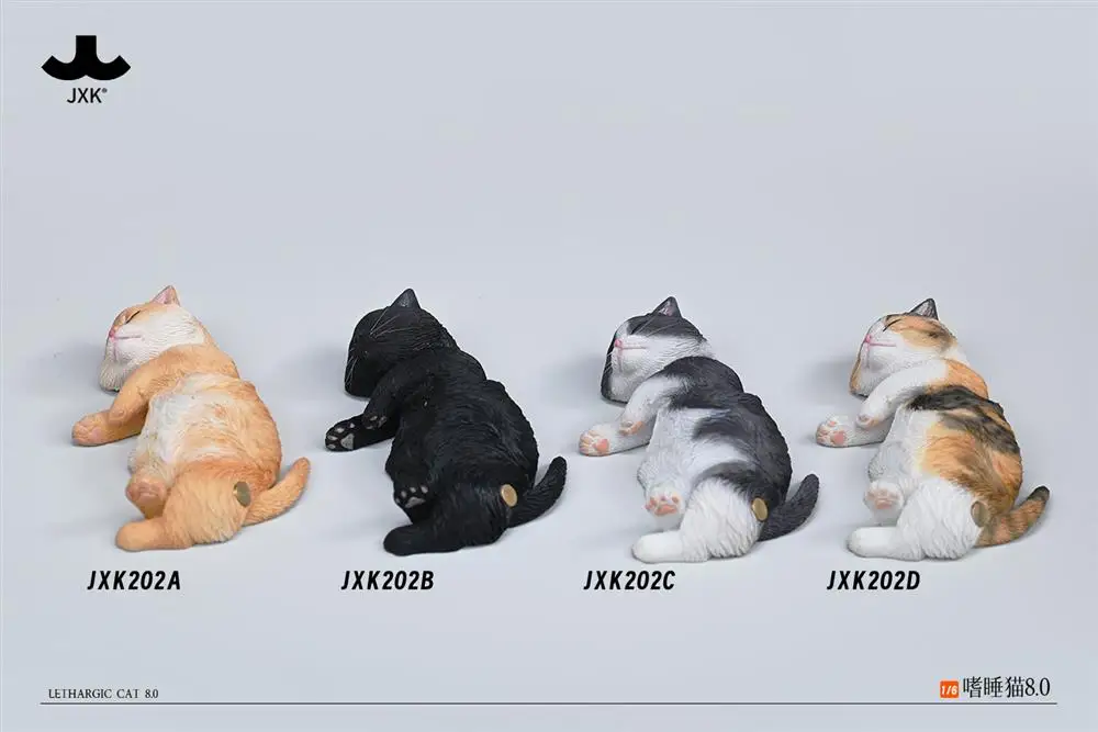 JXK JXK202 1/6 Scale Sleepy Cat 8.0 Cute Static Simulation Resin Soldier Model Gift Mini Fit 12 in Action Figure Body Toys Gifts JXK JXK202 1/6 Scale Sleepy Cat 8.0 Cute Static Simulation Resin Soldier Model Gift Mini Fit 12 in Action Figure Body Toys Gifts