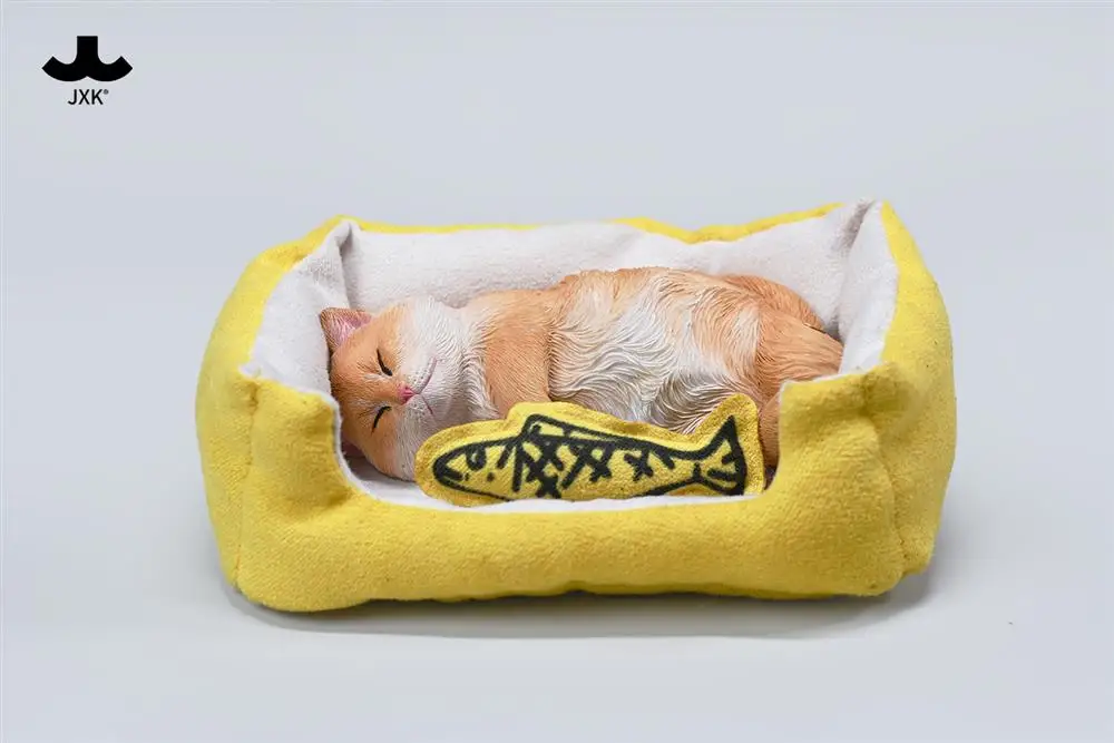 JXK JXK202 1/6 Scale Sleepy Cat 8.0 Cute Static Simulation Resin Soldier Model Gift Mini Fit 12 in Action Figure Body Toys Gifts JXK JXK202 1/6 Scale Sleepy Cat 8.0 Cute Static Simulation Resin Soldier Model Gift Mini Fit 12 in Action Figure Body Toys Gifts