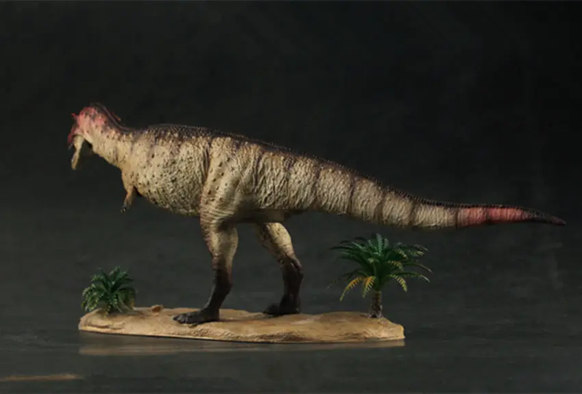 Simulation Majungasaurus Crenatissimus Figure Dinosaur Animal Model Base Home Decor Ancient Biological Adult Collection Toy Gift