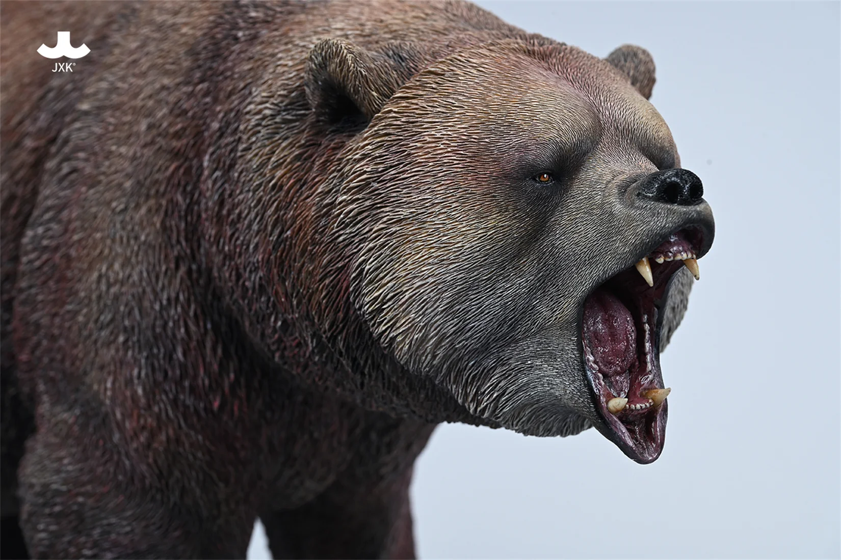 JXK 1/6 Big Brown Bear 2.0 Walking Model Realistic Wild Animal Soldier Accessory Scene GK Realistic Decoration Collection Toy