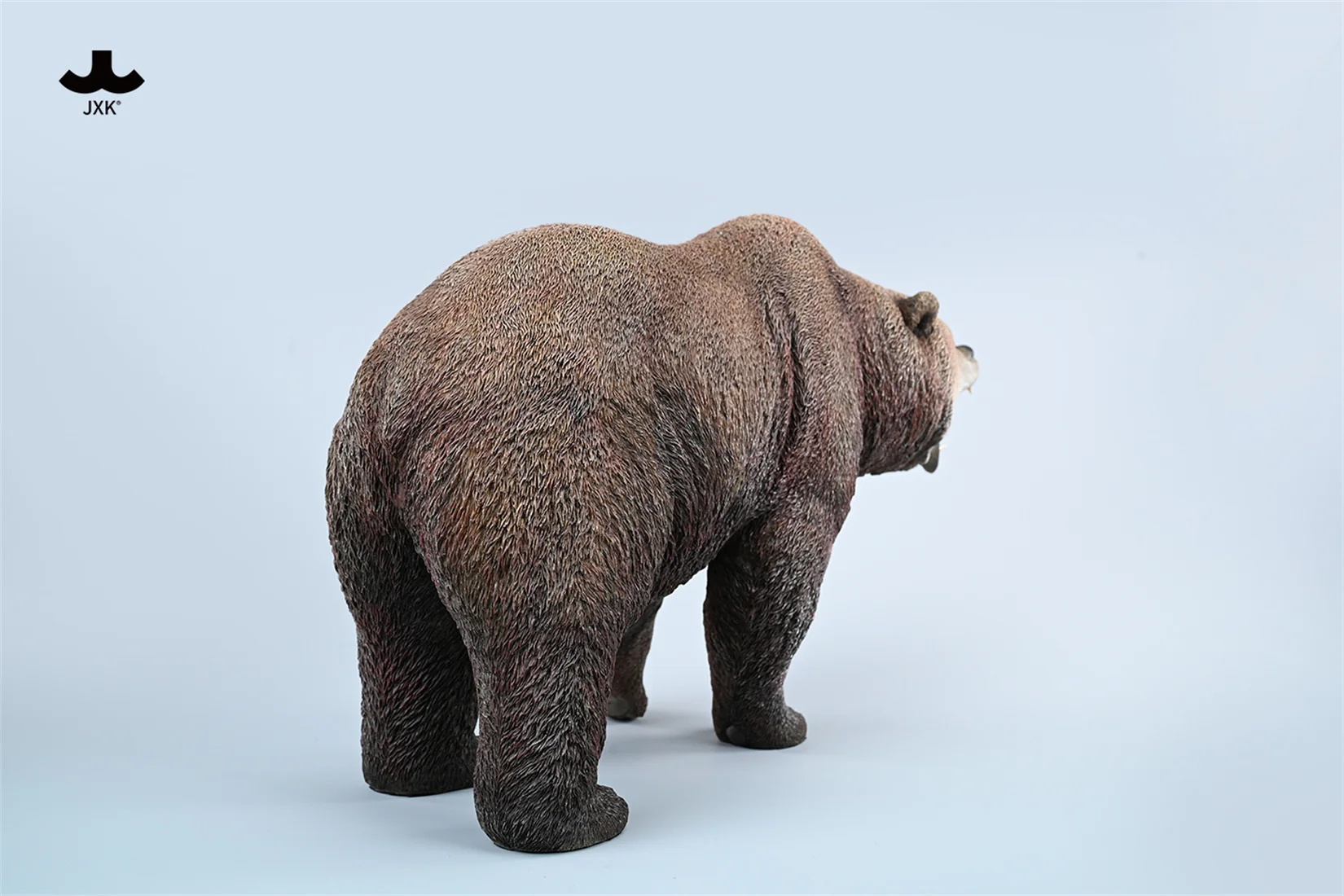 JXK 1/6 Big Brown Bear 2.0 Walking Model Realistic Wild Animal Soldier Accessory Scene GK Realistic Decoration Collection Toy