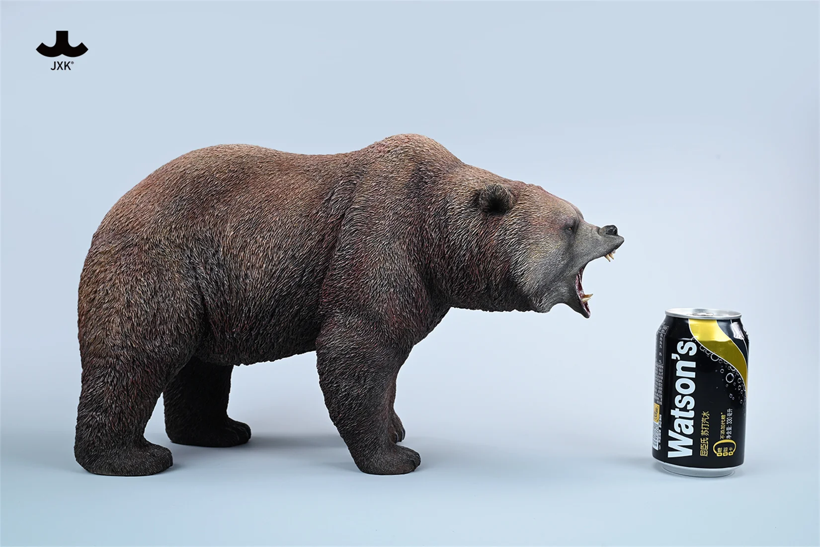 JXK 1/6 Big Brown Bear 2.0 Walking Model Realistic Wild Animal Soldier Accessory Scene GK Realistic Decoration Collection Toy