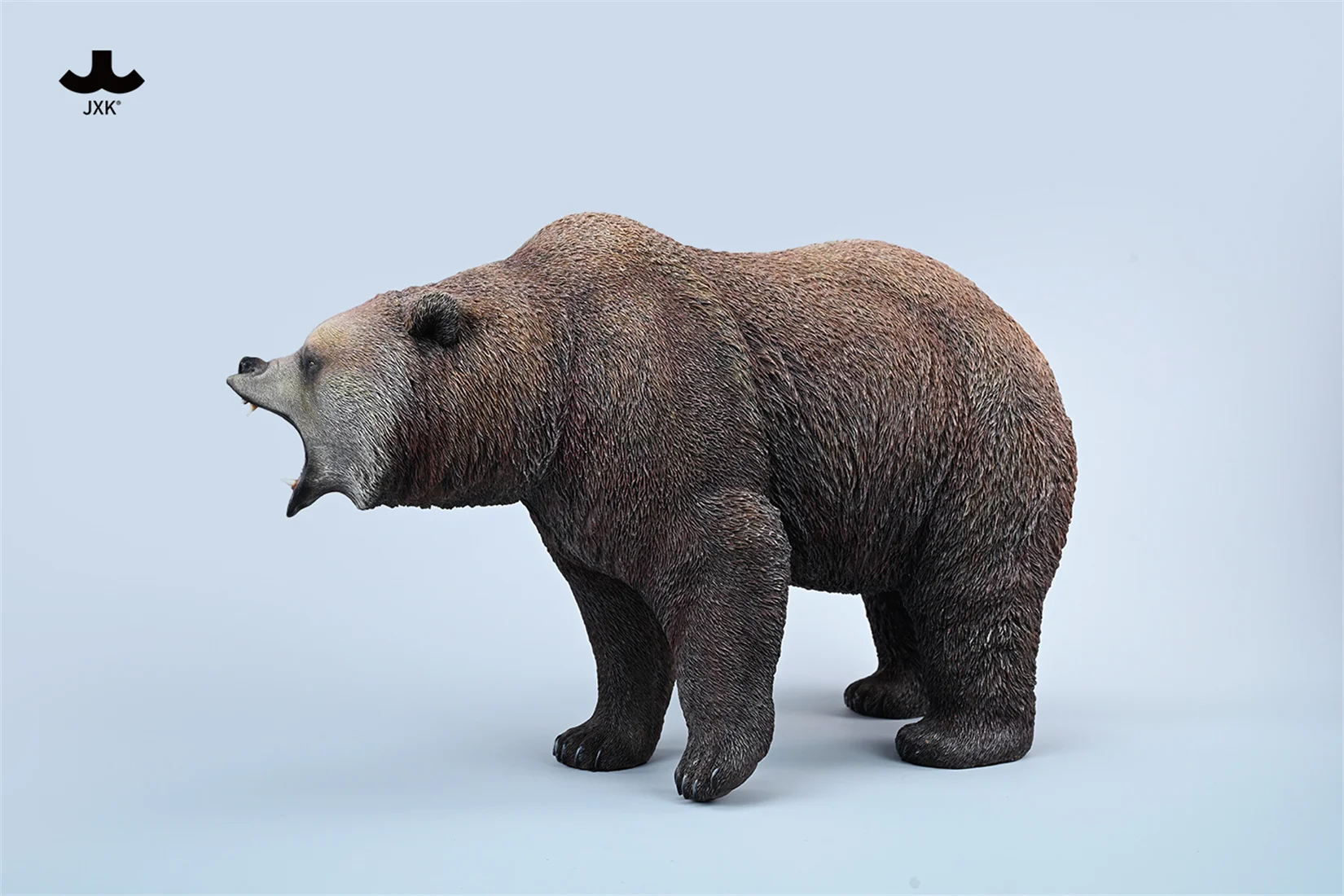 JXK 1/6 Big Brown Bear 2.0 Walking Model Realistic Wild Animal Soldier Accessory Scene GK Realistic Decoration Collection Toy