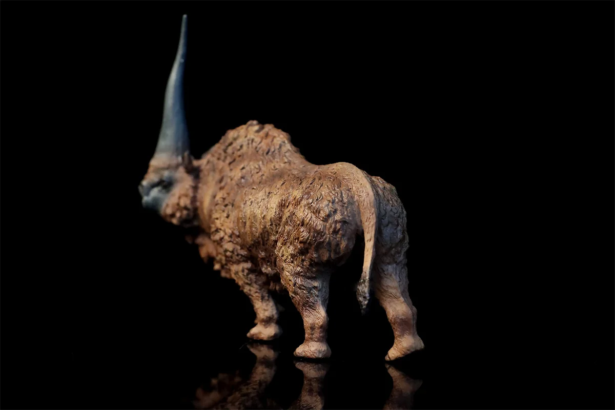 TNG Elasmotherium Model Animal Rhinos Prehistoric Cretaceous Figure Collector Decoration Photography Props Adults Gift Toy